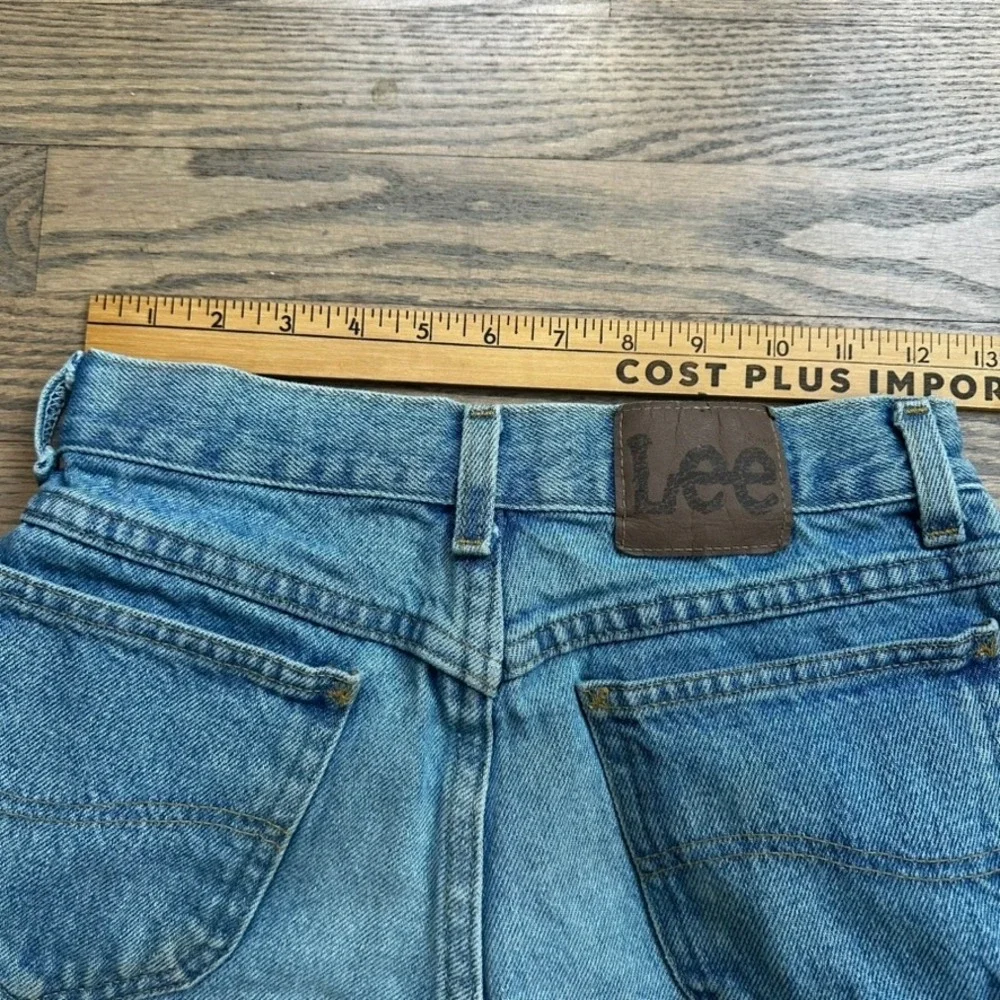 Lee Jeans Vintage High Waist Denim‎ Distressed Light Wash Kids (Size 12)